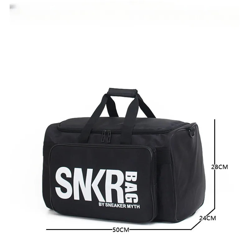 Multi Functional Sneakers Travel Bag Sports Gym Bag Large Capacity Basketball Football Bags Weekender Bag with Shoe Compartment