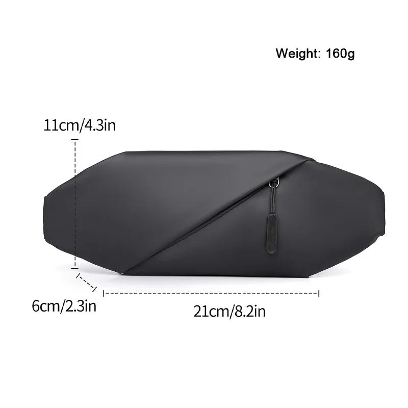 New Men'S Shoulder Bag Fashion Simple Large Capacity Multi-Function Men'S Chest Bag Designer Models Men'S Crossbody Bag