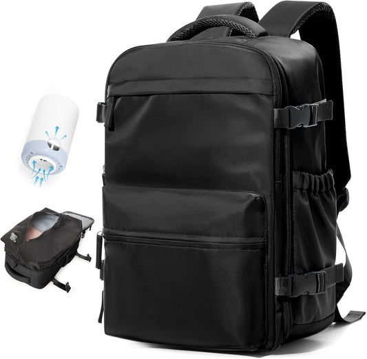 Large Vacuum Travel Backpack with Pump for Women,Airback Personal Item Carry On