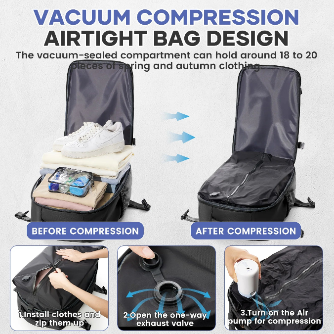 Travel Vacuum Backpack