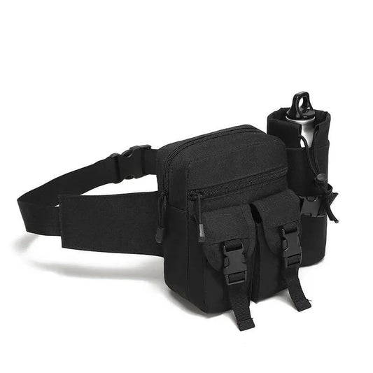 Outdoor Tactical Waist Pack Nylon Hiking Phone Water Bottle Pouch Sport Tool Equipment Package Hunting Climbing Camping Belt Bag